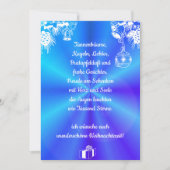 Weihnachtsgedicht Deutsch , Text hinzufügen Karte (Vorderseite)