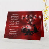 Weihnachtsgedicht Deutsch , Text hinzufügen Karte (Gelbe Blume)