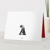 Weihnachtsgedicht Deutsch , Text hinzufügen Karte (Rückseite)