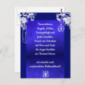 Weihnachtsgedicht Deutsch , Text hinzufügen Postkarte (Vorne/Hinten)