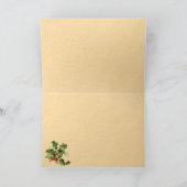 Weihnachtsgedicht Feiertagskarte (Innenseite)