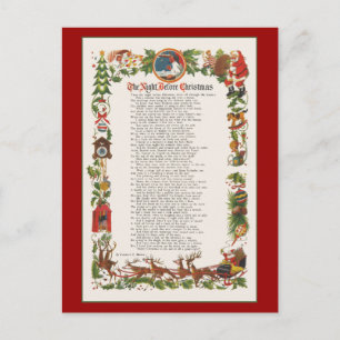 Weihnachtsgedicht Nacht Vor Weihnachten dekoriert