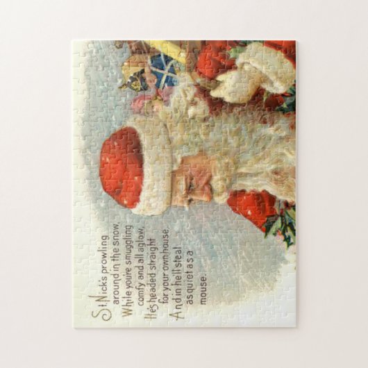 Weihnachtsgedicht Puzzle (Vertikal)