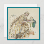 Weihnachtsgeheimnis Feiertagskarte (Vorne/Hinten)