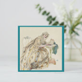 Weihnachtsgeheimnis Feiertagskarte (Stehend Vorderseite)