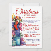 Weihnachtsgeheimnis - Party Einladung (Vorderseite)