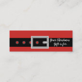 Weihnachtsgeheimnis - Santa Name Zeichnend Karte (Vorderseite)