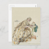 Weihnachtsgeheimnisse Feiertagspostkarte (Vorne/Hinten)