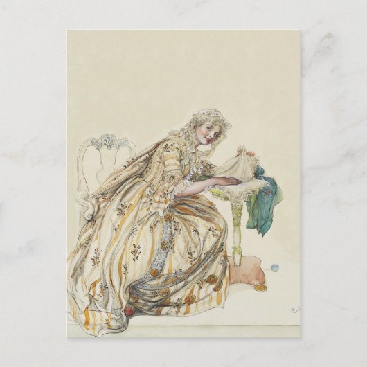 Weihnachtsgeheimnisse Feiertagspostkarte (Vorderseite)