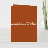 Weihnachtsgehennen schmücken Baumkarte Feiertagskarte (Rückseite)