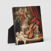 Weihnachtsgeigenmusik Fotoplatte (Vorderseite)