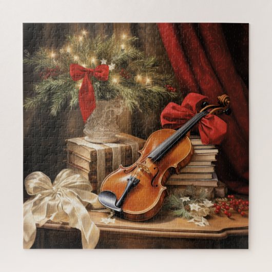 Weihnachtsgeigenmusik Puzzle (Vertikal)