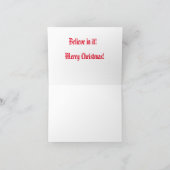 Weihnachtsgeist 2024 dankeskarte (Innenseite)