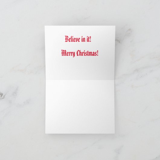 Weihnachtsgeist 2024 dankeskarte (Innenseite)