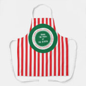 Weihnachtsgeist Anpassbare Schürze (Vorderseite)