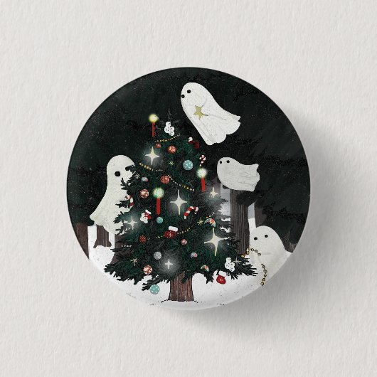 Weihnachtsgeist Button (Vorderseite)
