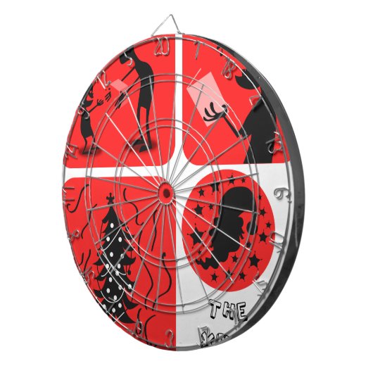 Weihnachtsgeist Dartscheibe (Vorderseite rechts)