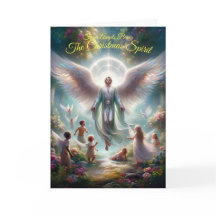 Weihnachtsgeist Faltenkarte