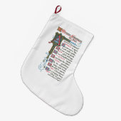 Weihnachtsgeist feiert Strumpf Jesuss Christus Großer Weihnachtsstrumpf (Vorderansicht (hängend))