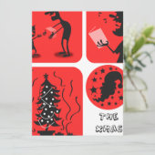 Weihnachtsgeist Feiertagskarte (Stehend Vorderseite)