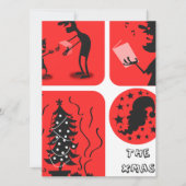 Weihnachtsgeist Feiertagskarte (Vorderseite)