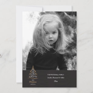 Weihnachtsgeist Foto Feiertagskarte