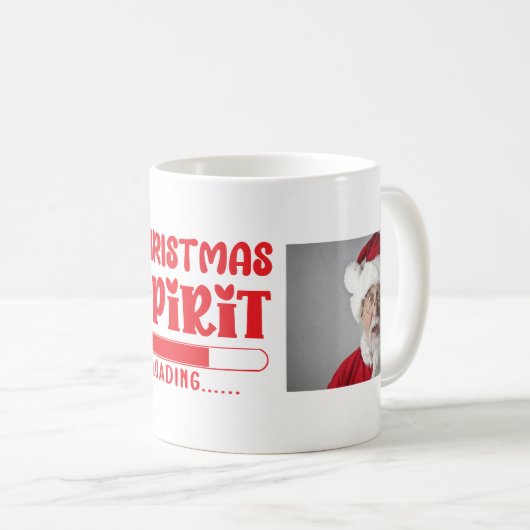 Weihnachtsgeist-Foto Kaffeetasse (VorderseiteRechts)