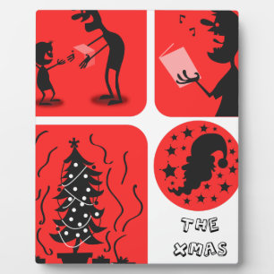 Weihnachtsgeist Fotoplatte