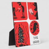 Weihnachtsgeist Fotoplatte (Seite)