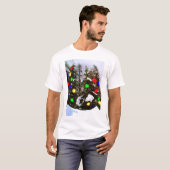 Weihnachtsgeist gefangen T-Shirt (Vorne ganz)