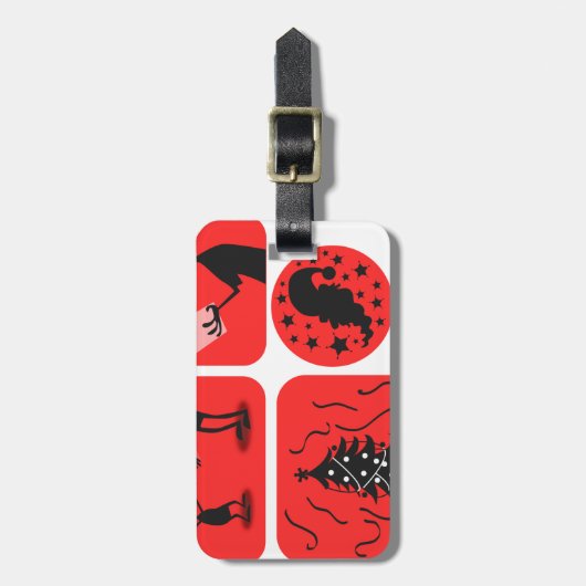 Weihnachtsgeist Gepäckanhänger (Vorderseite vertikal)