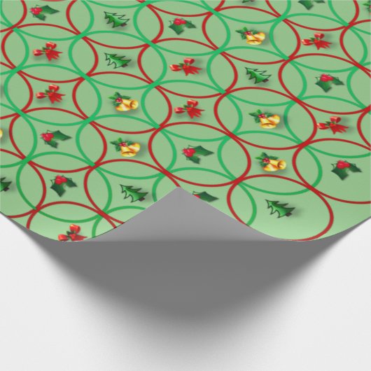 Weihnachtsgeist Geschenkpapier (Ecke)