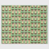 Weihnachtsgeist Geschenkpapier (Flach)