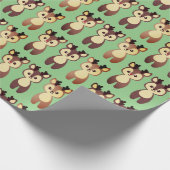 Weihnachtsgeist Geschenkpapier (Ecke)