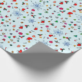 Weihnachtsgeist Geschenkpapier (Ecke)