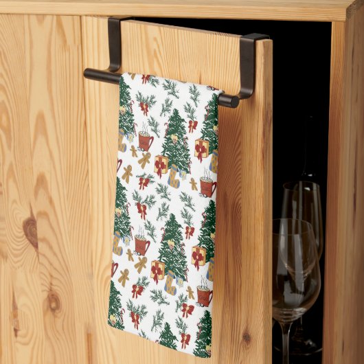 Weihnachtsgeist Geschirrtuch (Drittel gefaltet)