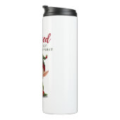 Weihnachtsgeist, heißer Thermaltumbler Thermosbecher (Nach rechts gedreht)