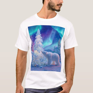 Weihnachtsgeist im nördlichen Himmel T-Shirt