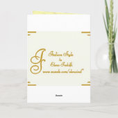 Weihnachtsgeist-Karte Feiertagskarte (Rückseite)