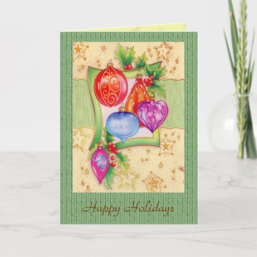 Weihnachtsgeist-Karte Feiertagskarte (Vorderseite)