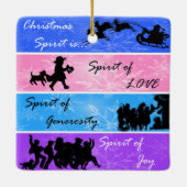 Weihnachtsgeist Keramikornament (Rückseite)