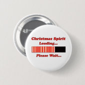 Weihnachtsgeist-Laden Button (Vorne & Hinten)