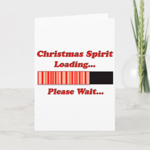 Weihnachtsgeist-Ladung Feiertagskarte