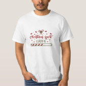 Weihnachtsgeist Ladung T - Shirt (M) (Vorderseite)