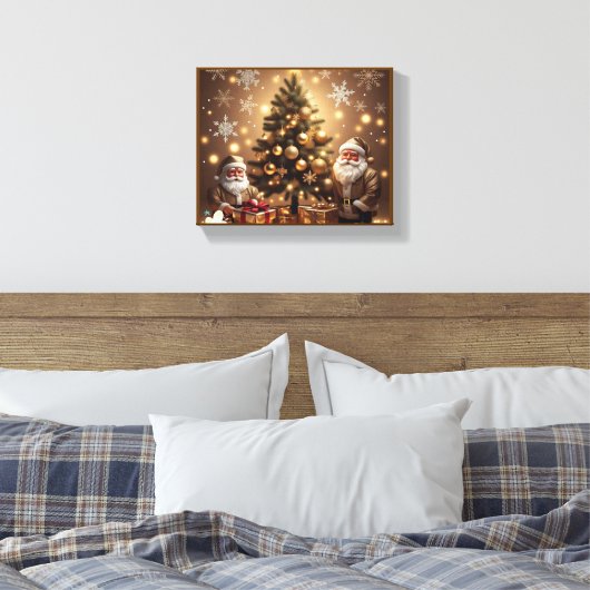 "Weihnachtsgeist" Leinwanddruck (Insitu (Schlafzimmer))
