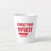 Weihnachtsgeist Milchtasse (Vorderseite)