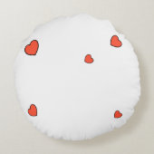 Weihnachtsgeist mit Gnome Rundes Kissen (Rückseite)