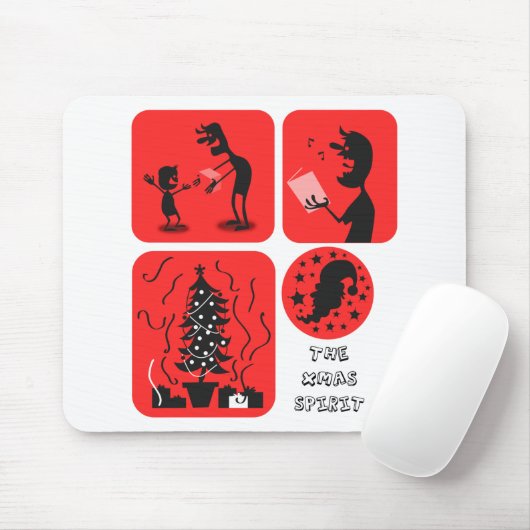 Weihnachtsgeist Mousepad (Mit Mouse)