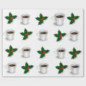 Weihnachtsgeist, Niedlich, Wrapping Paper Geschenkpapier (Flach)