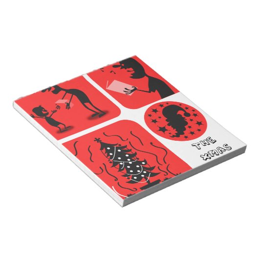 Weihnachtsgeist Notizblock (angewinkelt)